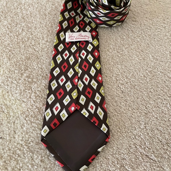NWOT Vera Bradley for Baekgaard 100% Silk Men’s Tie. - Picture 3 of 10